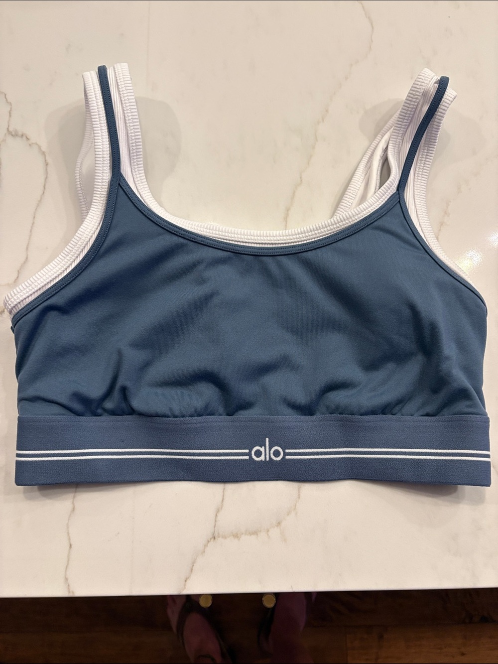 Alo Airbrush Better Together Sports Bra Sz L